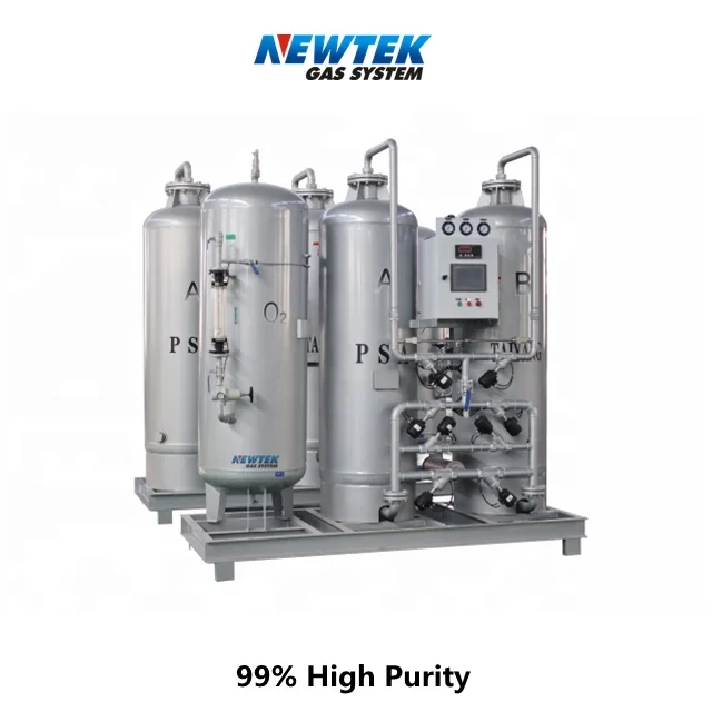 High purity Based on the Pressure Swing Adsorption (PSA) technology oxygen plants 99% purity