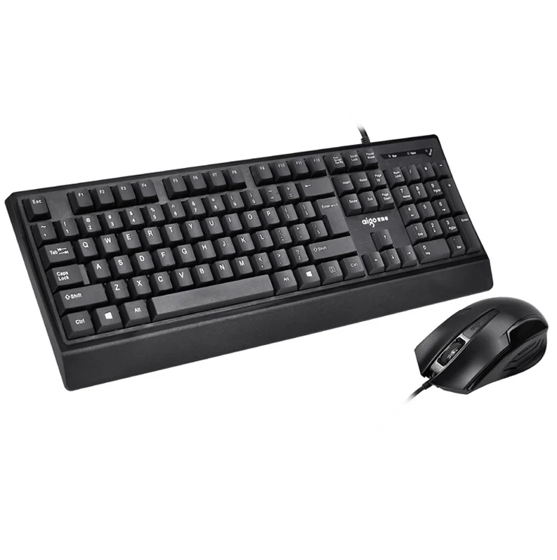 Aigo Wq9508 Wired Usb Keyboard And Mouse Set Desktop Laptop Home Office Mouse Keyboard Combos