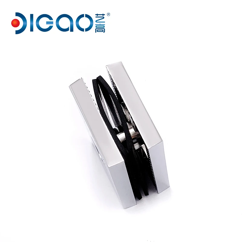 Top Bottom Patch Fitting Glass Door Clamp Hinge For Floor Spring Glass Door Hardware