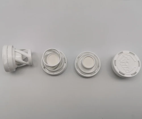 Medical cylinder PP empty Plastic Soluble effervescent tube tablet bottle with desiccant cap