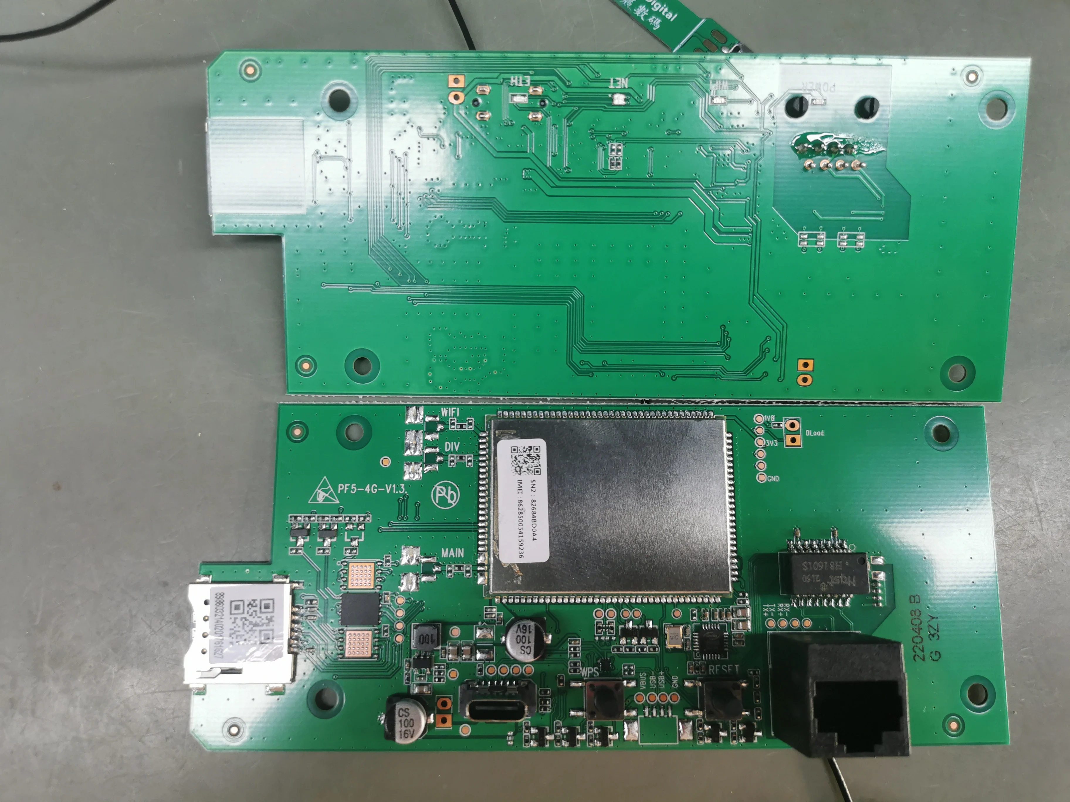 4G Router with ESIM Card LTE Wireless WIFI Router Board PCBA Type-c Power Supply Router OEM