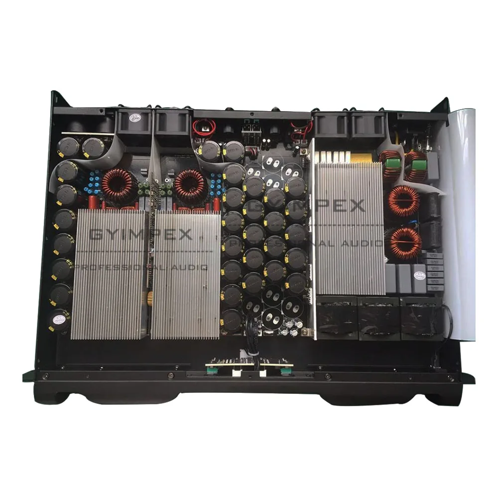 High efficient cooling system 2*1700w 2 Channels Professional Digital Audio Power Amplifier for Stage karaoke