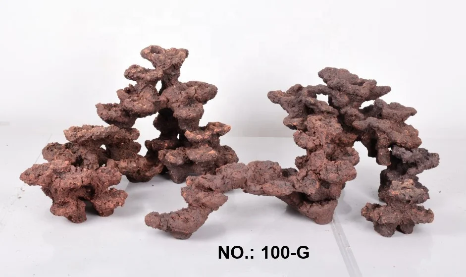 Coral Reef Rock 100-D A.S. Aquarium Decorative Stone Ceramic Rock for Large Fish Tank Live Rock Function