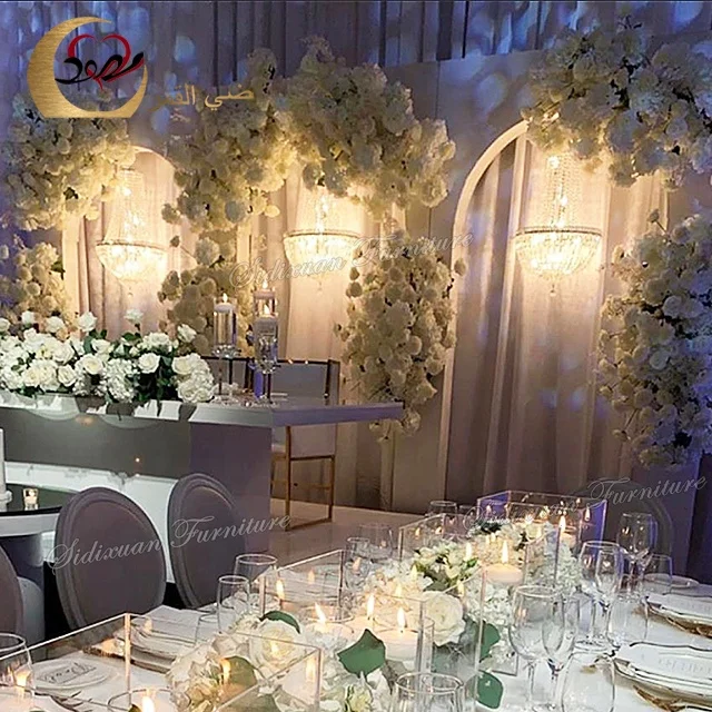 
New sale hotel furniture party event decoration stand wedding arch backdrop 