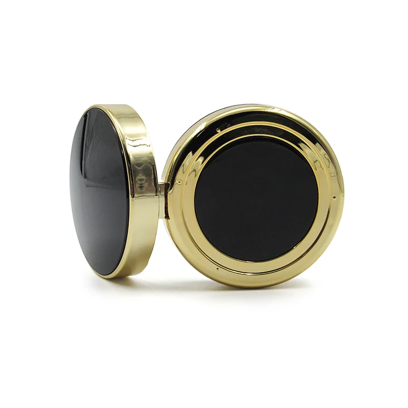 Wholesale luxury makeup cushion liquid foundation plastic case, 14g round cushion BB powder empty case custom cosmetic packaging