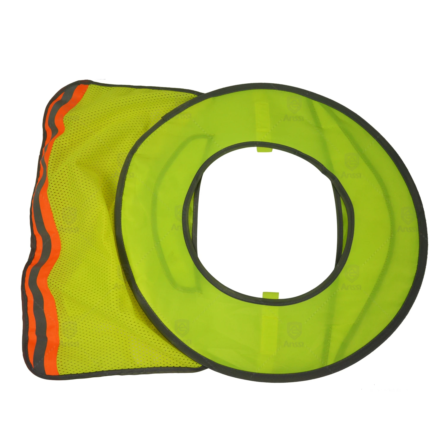 Hi-vis Safety Hard Hat Neck Shade Safety Helmet Sun Shield