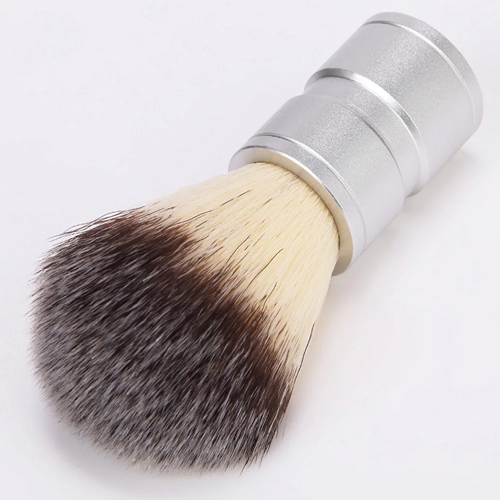 2 в 1 элегантная Чаша для бритья из нержавеющей стали с роскошным комплектом кистей для бритья