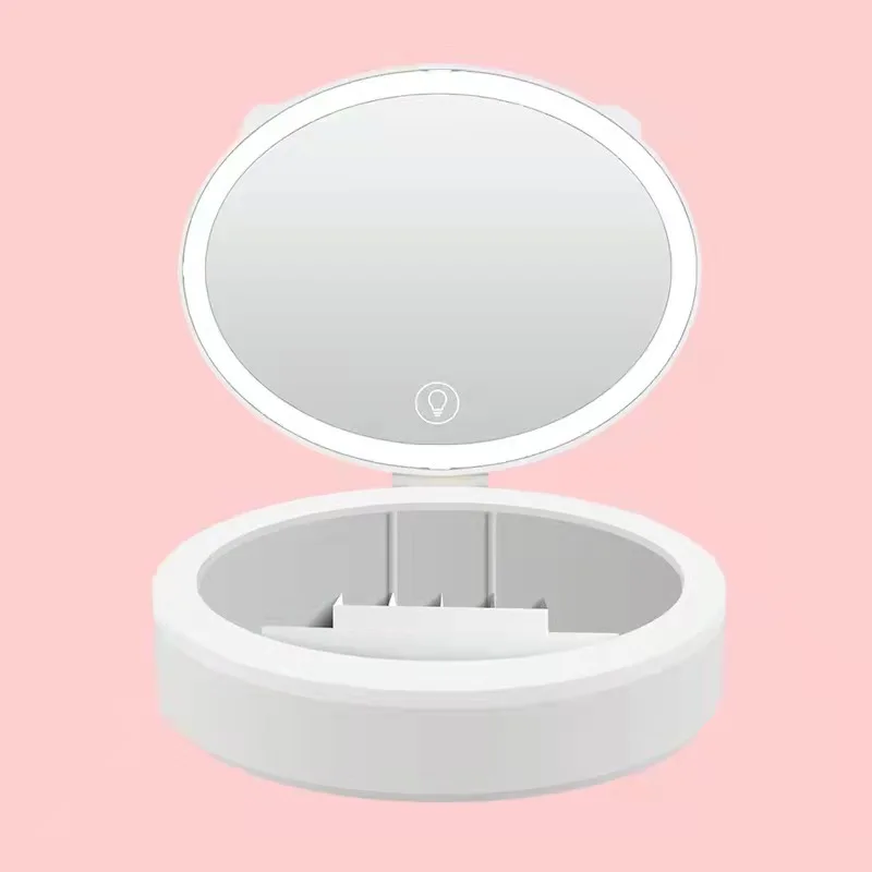 Лидер продаж Amazon зеркало для макияжа с подсветкой настольное светодиодное косметическое туалетного