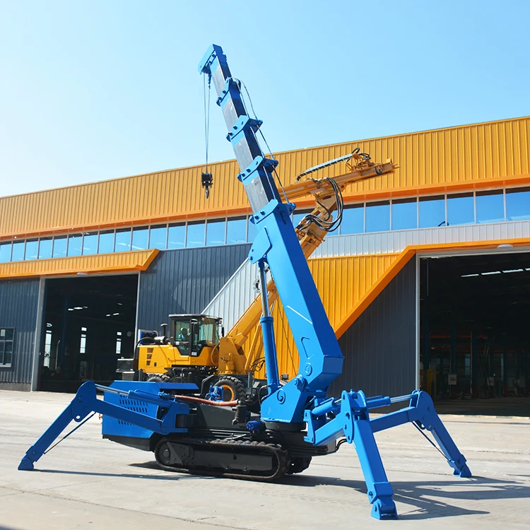 Foldable Lifting Construction Telescopic Outrigger  mini moving spider crane