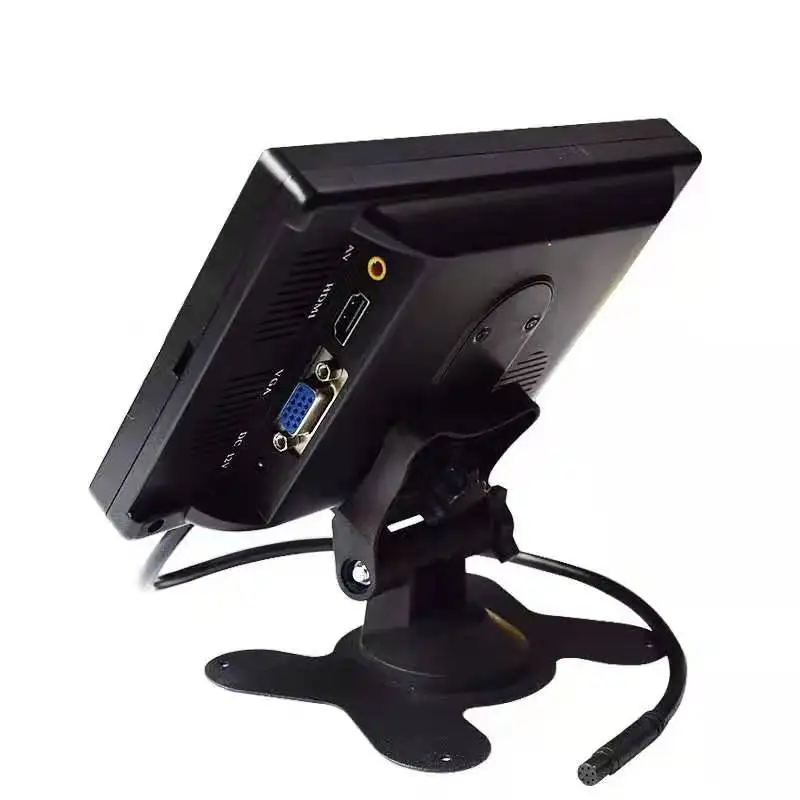 widescreen  16:9 VGA AV input  Remote Control 7 inch  Screen1024*600 High Resolution DC 9V - 36V  HDMA VGA AV  Car monitor