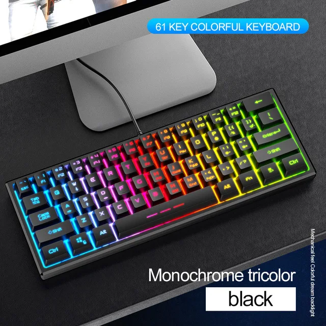 Игровая мини-клавиатура teclados игровая механическая клавиатура
