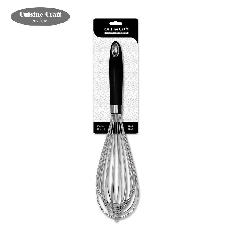 Popular best selling kitchen gadgets set of 2 pieces non stick manual silicone egg whisk egg beater