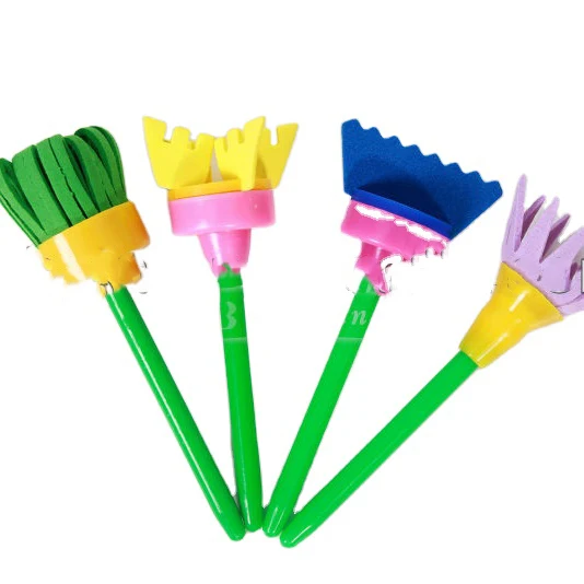 EVA sponge painting brush for kids DIY painting
