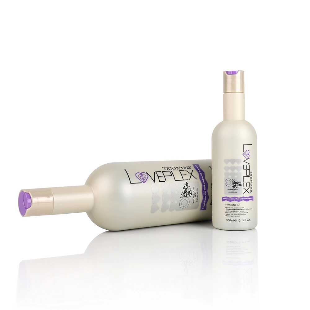 Coconut Oil Professional Salon Treatment Anti- brassy Purple Toner Shampoo For Blonde Hair Keep No Yellow Effect