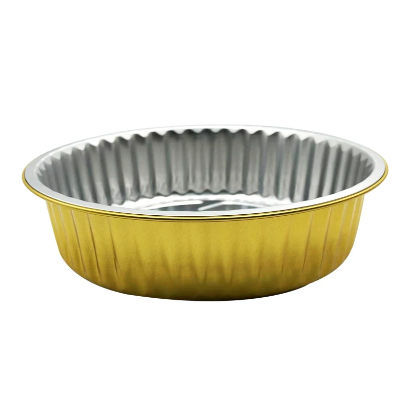 Takeaway Lunch Packaging Aluminium Foil Container For Food Customizable Round/Square Aluminum Foil Bowl