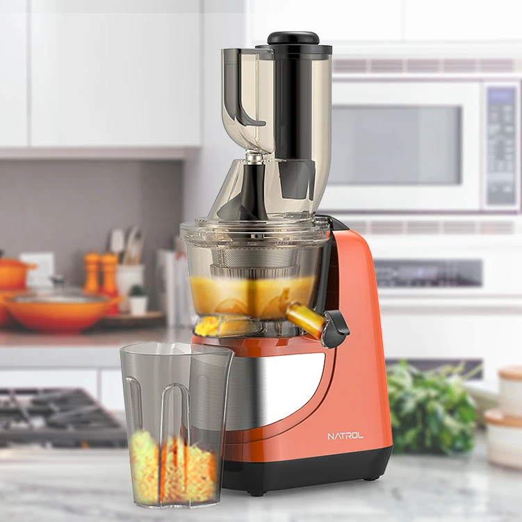 Simple installation wide feed chute household use easy clean multi-purpose electric pomegranate fresh big mouth slow juicer