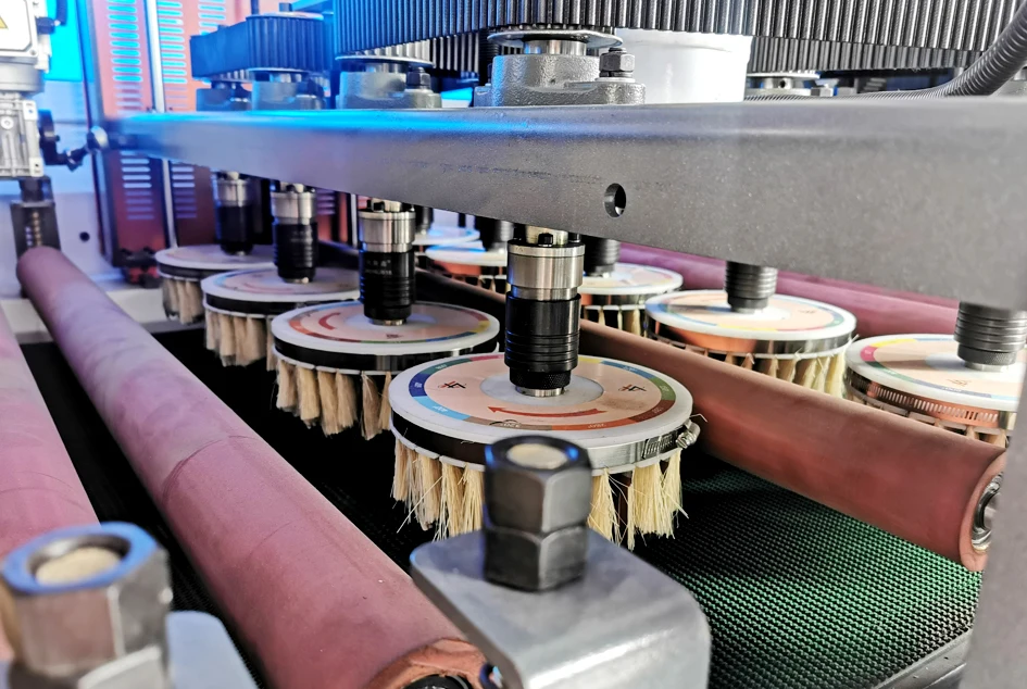 ZICAR 1000mm 1300mm wood polishing machine for wood panels sander polisher