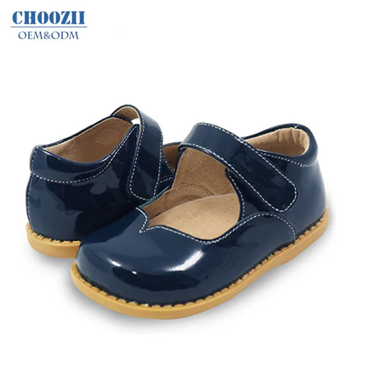 Choozii Elegant Patent Leather Mary Jane baby Shoes Toddler Girls Shoes Hard Sole Flats Ankle Party Mary Jane Dress Shoes
