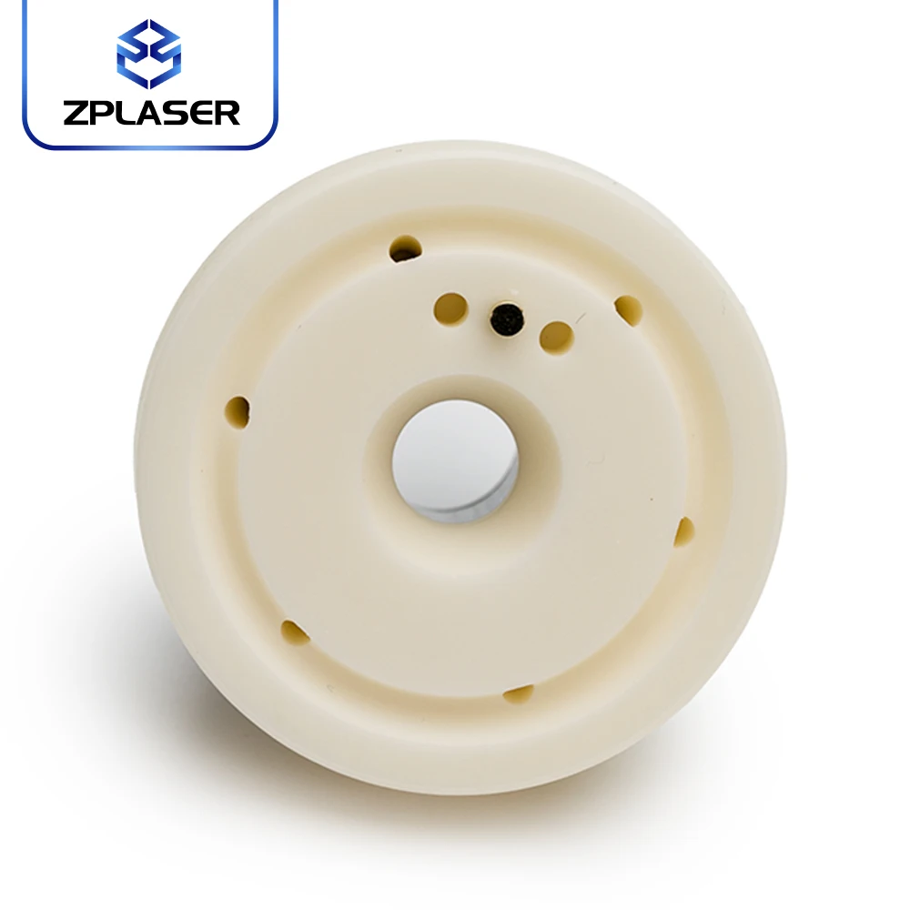 ZPLASER D41-OSPRI-FC14 изолирующее кольцо с наклонным отверстием для впуска/выхода воздуха лазерное керамическое волоконно-лазерной режущей головки