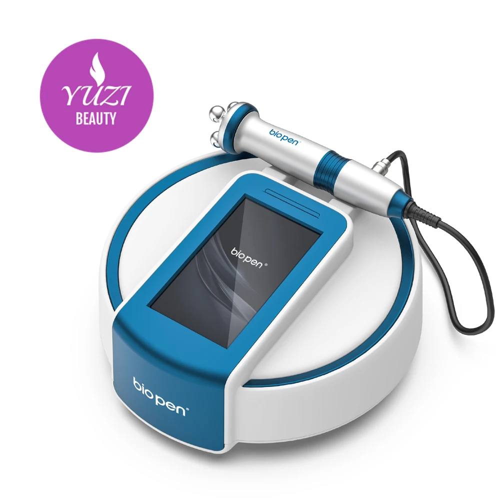 Bio Pen Rf Micro Current Therapy Skin Lifting Device Electric Ems Massage 360 Rotating Bio Pen T6