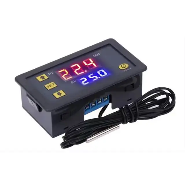 W3230 12v24v 110v-200v контроллер красный и синий светодиодный дисплей цифровой регулятор температуры цена