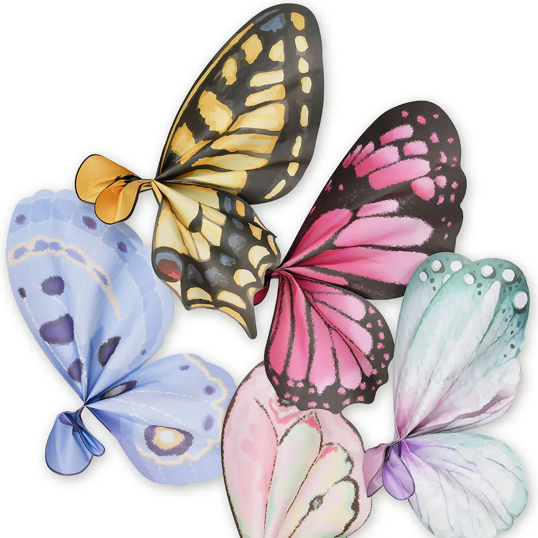 Popular Pink New Butterfly Flower Wrapping Paper Waterproof Double Sided Printed Flower Wrapping Paper For Florist Supplied