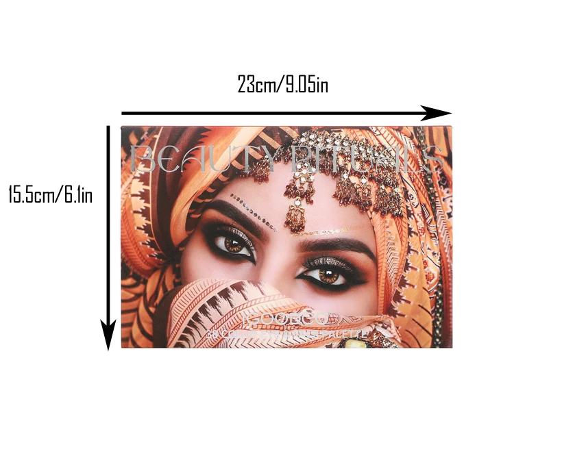 Top Selling High Pigmented Vegan Waterproof Longwearing Multi Colors Eyeshadow Palette Nude