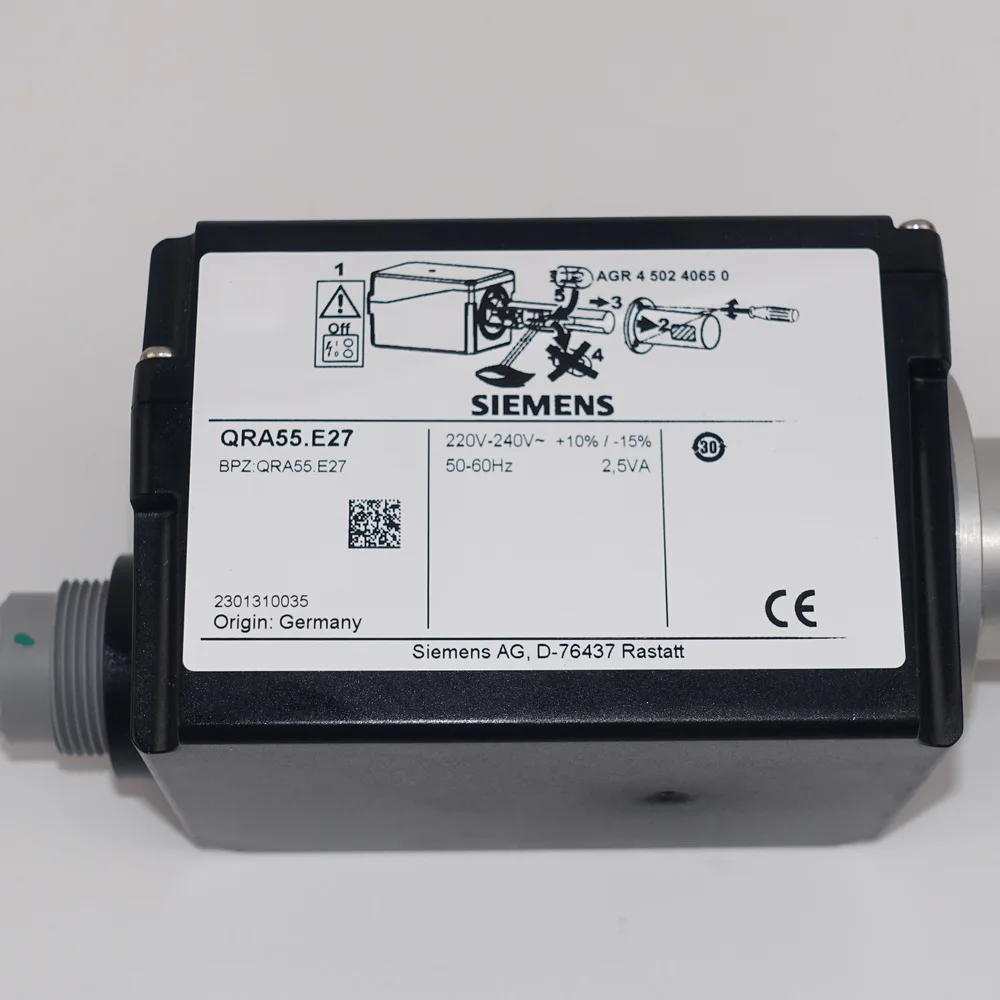 SIEMENS UV flame detectors QRA55 series QRA55.C27 QRA55.E27