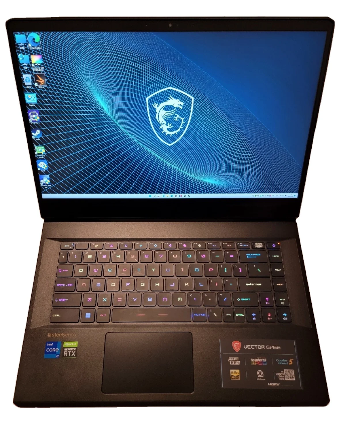 Mini Brand MSI GP66 Laptop I7-11800H RTX3070 16GB 1TB/SSD 15.5 Inch GAMING LAPTOP