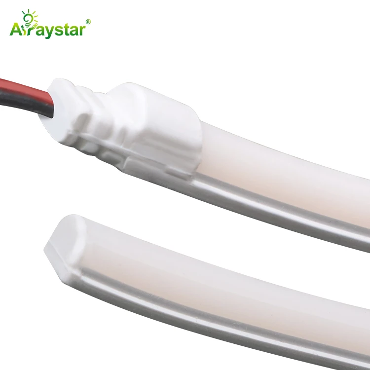 Super slim silicone extrusion 6mm width IP67 waterproof COB strip light DC 12/24V 480 LED 7W LED strip light