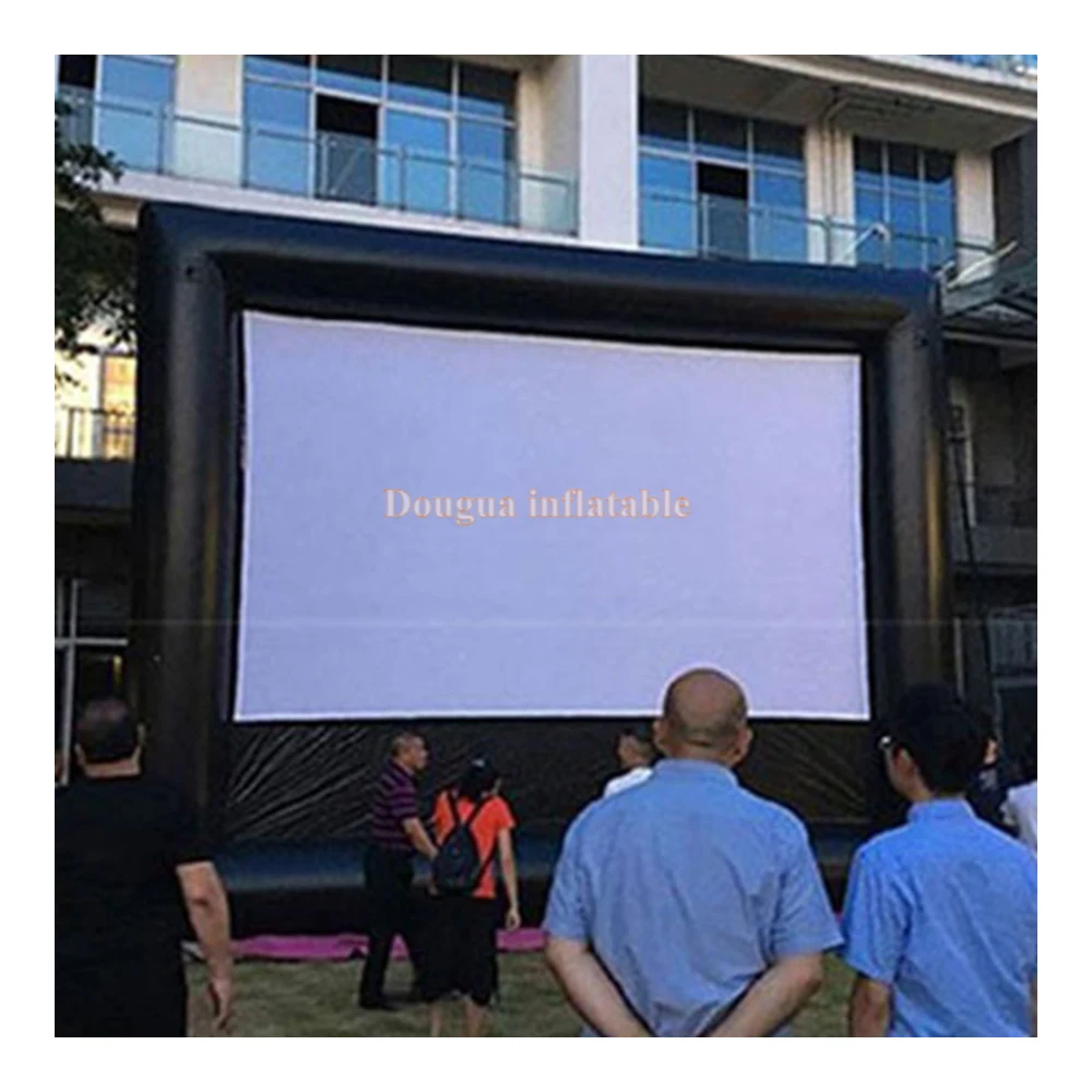Oxford fabric inflatable cinema screen outdoor inflatable movie projector screen