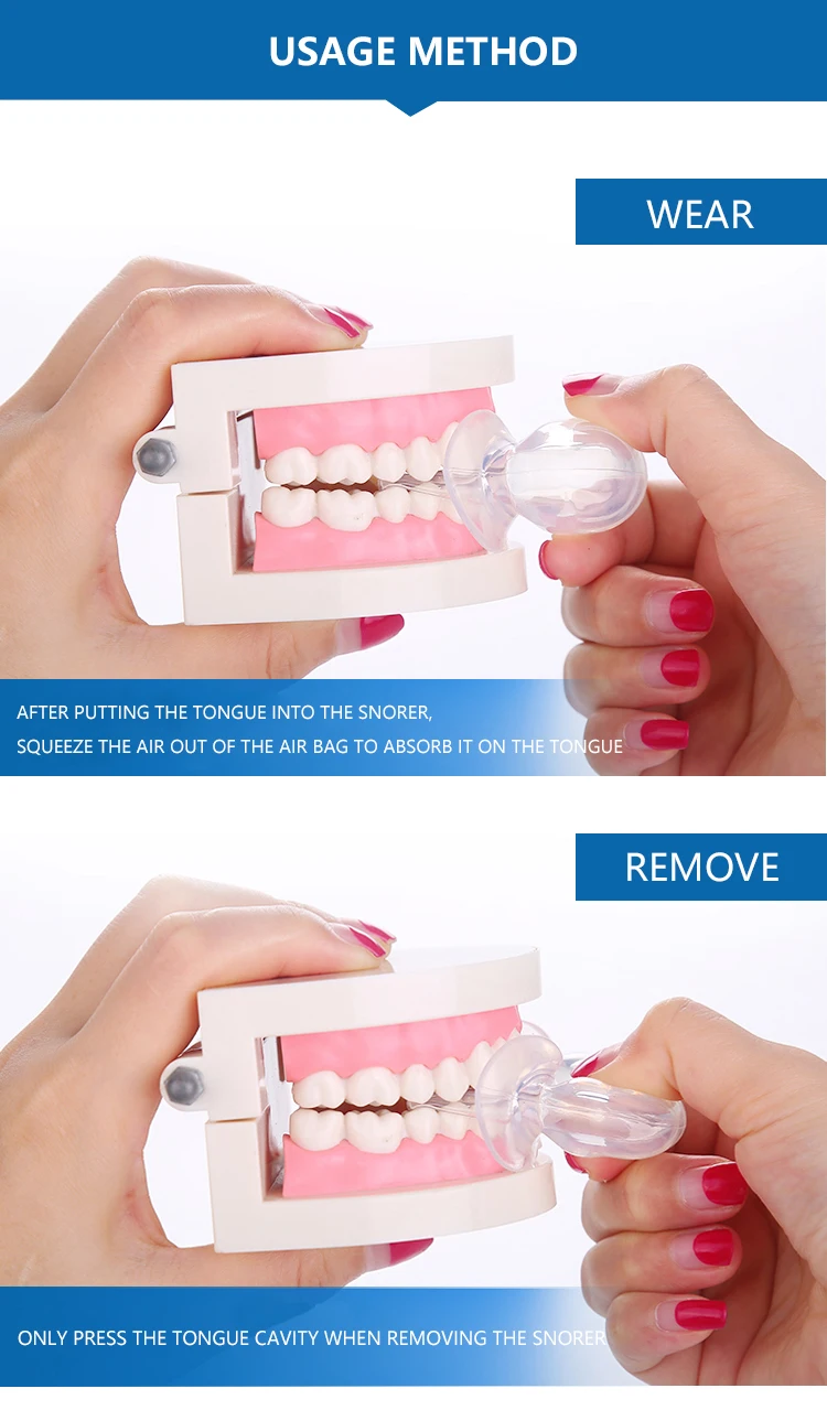 OEM Customized Anti Snoring Tongue Experience Full Uninterrupted Deep Sleep