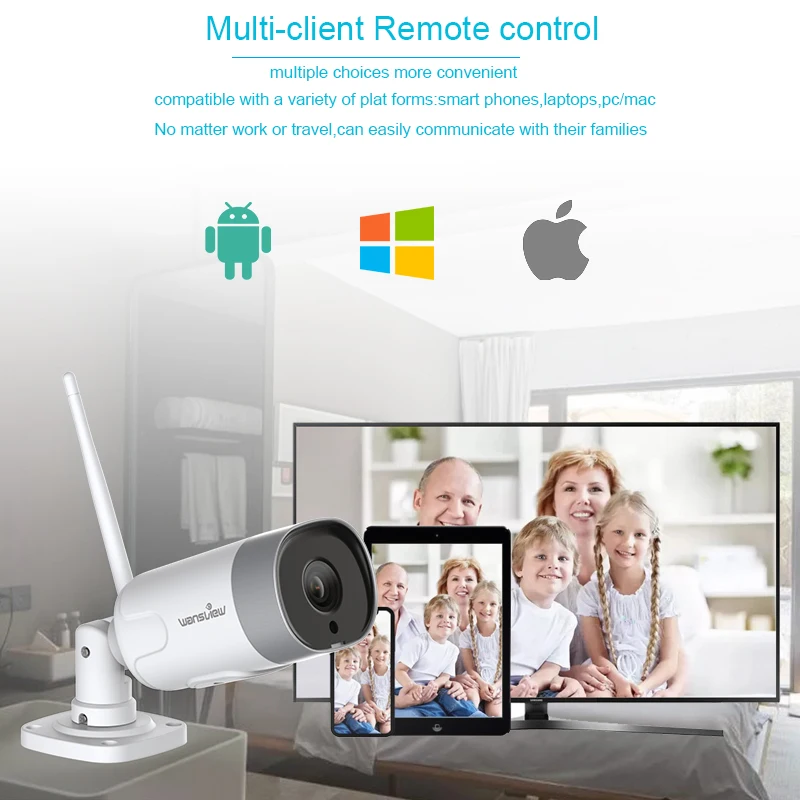 waterproof outdoor network bullet security camera ip 1080p hd cctv camera wifi  wireless cloud storage