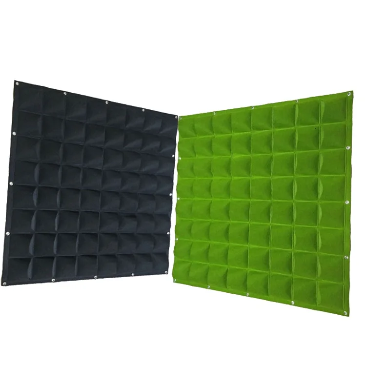 12 pocket 25 Pocket 72 Pocket Fabric Hanging Vertical Garden Wall Planter Grow Bag