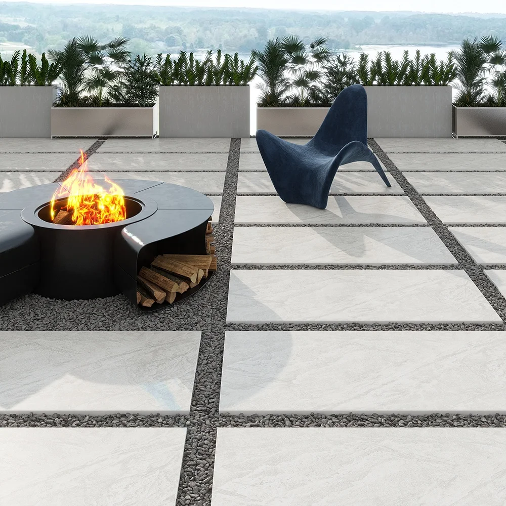 Piso Para Exterior 20mm 2cm Thickness Porcelain Ceramic Floor Tiles 600x1200 For Outdoor