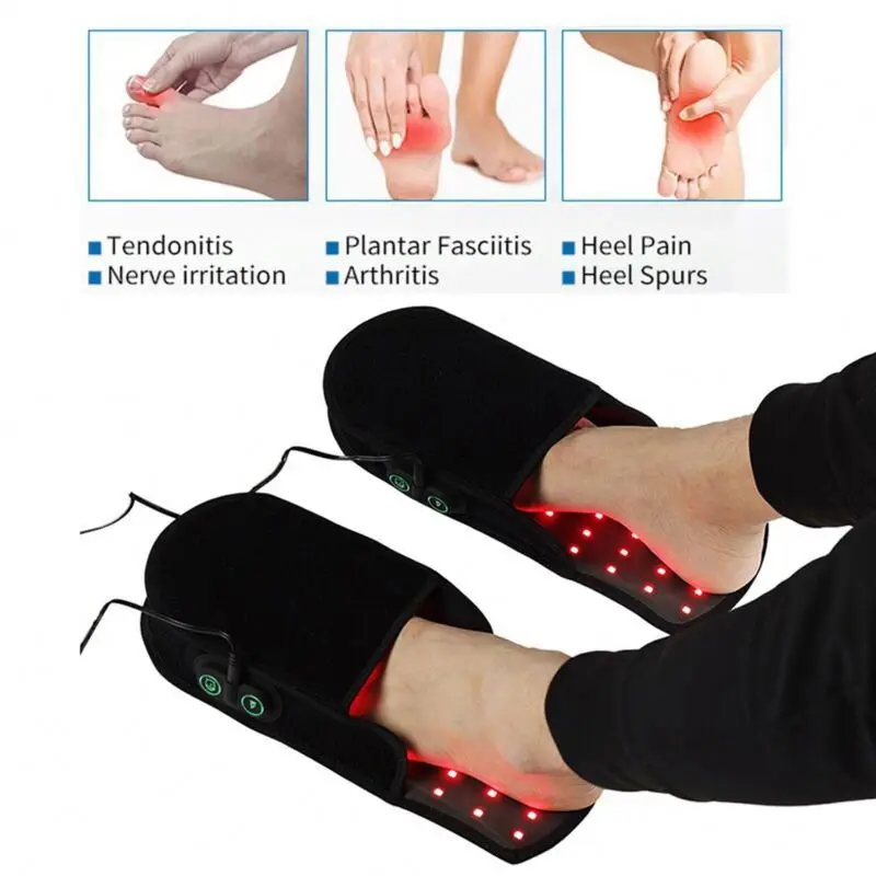 Obestec 2024 Infrared Foot Massager Machine Slipper for Blood Circulation Red Light Therapy Foot Massage Shoes