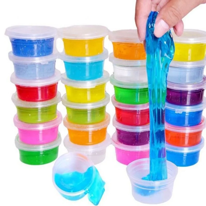 2023 Hot Selling 12 Colors Slime Making Kit Set Crystal Mud Diy Slime Kit For Children Kids
