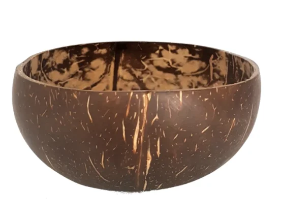 wholesale scandinavian nordic100% Natural Eco Friendly coco shell Coconut Bowl handmade vietnamese lacquer coconut shell bowls