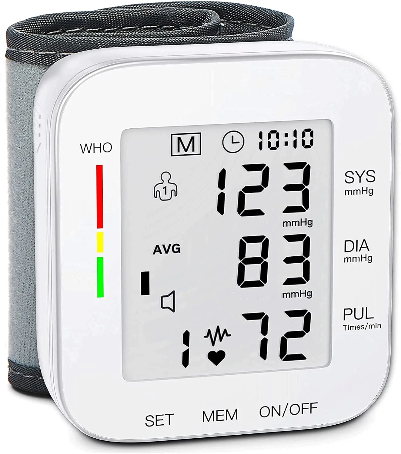 Factory wholesale automatic digit blood pressure monitor wrist  sphygmomanomet wrist bp monitor