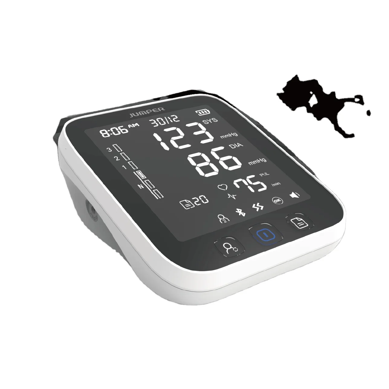 Джемпер JPD-HA121 CE ISO утвержденных медицинские приборы для измерения кровяного давления цифровой прибор для измерения артериального давления