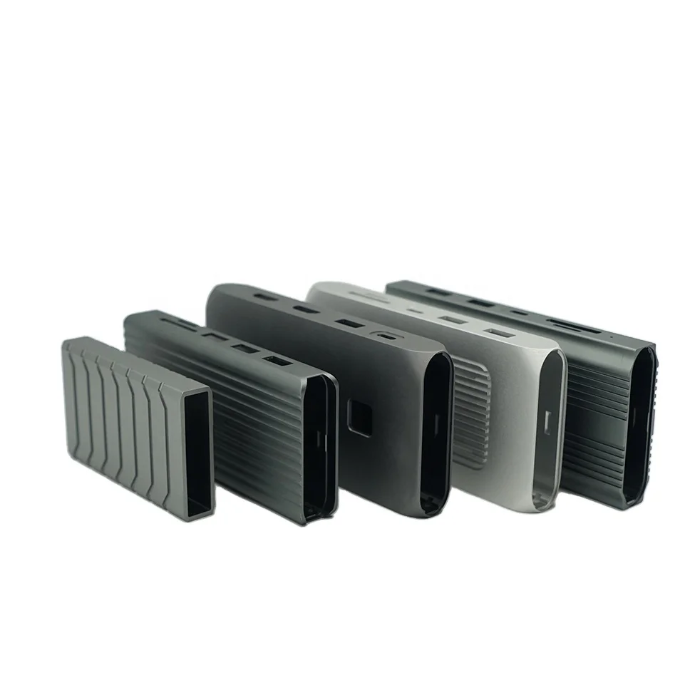 Custom manufacturer high precision Docking station with multiple ports aluminum case