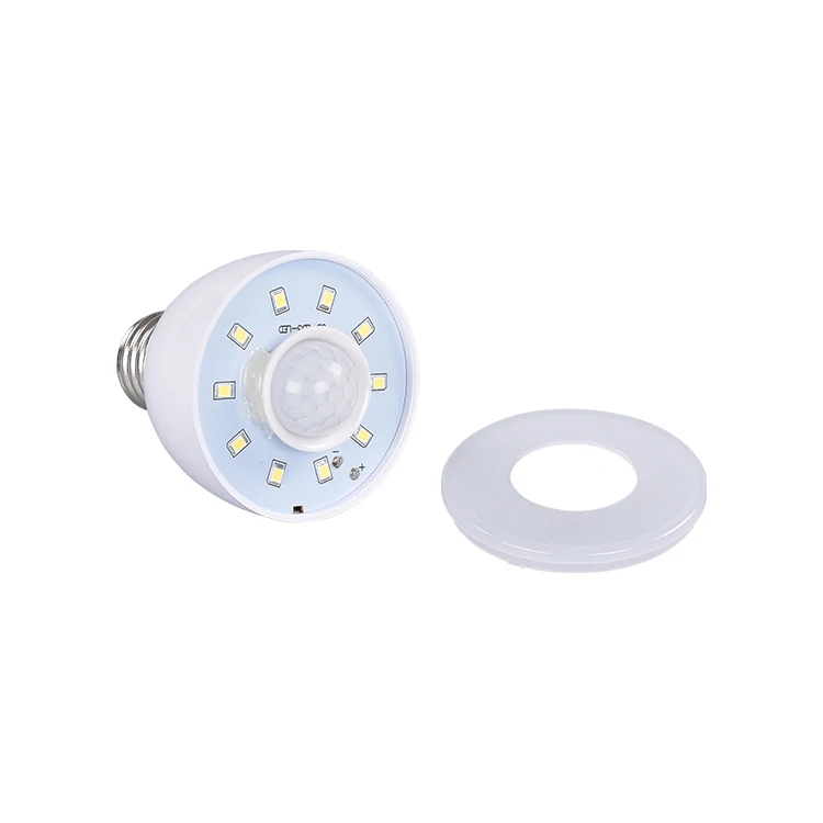 Geagood 9w Skd Sound Induction Sensor Smart Infrared Pir Motion Sensor Led Bulb 110v 220v E27 B22 3w 5w 7w PC White AC 20 80 0.5