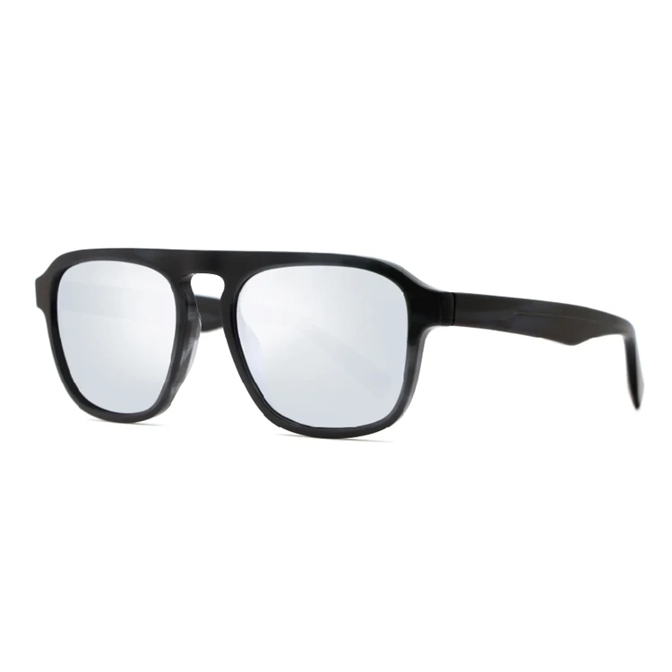 
Fashion Square Acetate Polarized Sunglasses For Men 