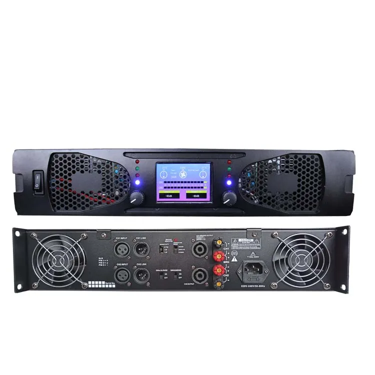 XIY L6I-500D 1000 Вт усилитель высокой мощности 2U профессиональный 2-канальный для конференц-зала домашний кинотеатр