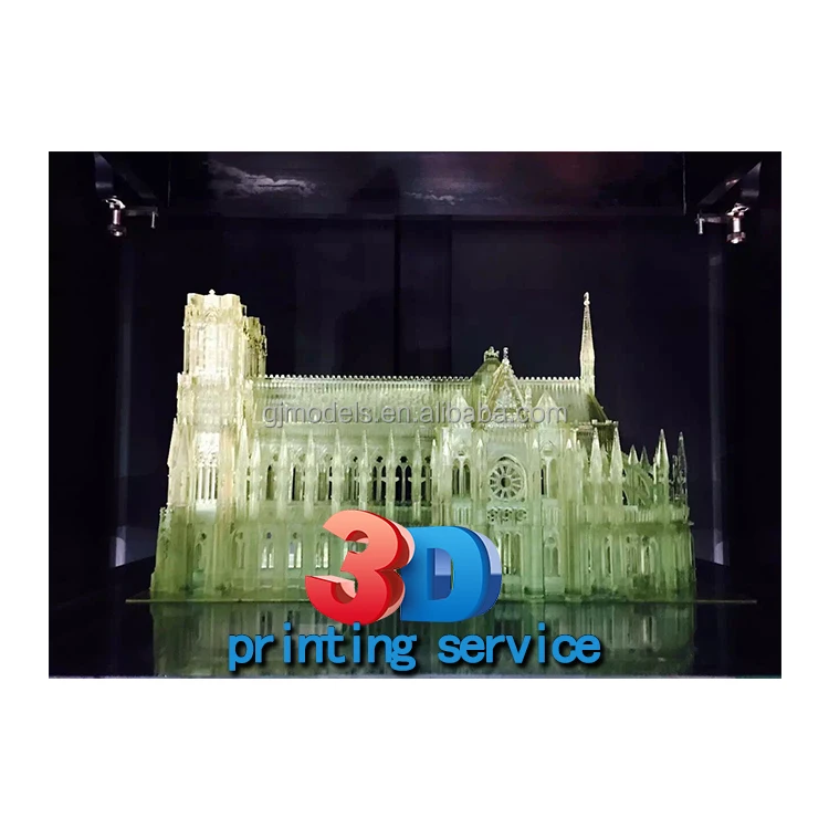 Бутылка полупрозрачная STL-файл 3D печатная быстрая печать прототип прозрачная смола окрашенная модель здания сервис