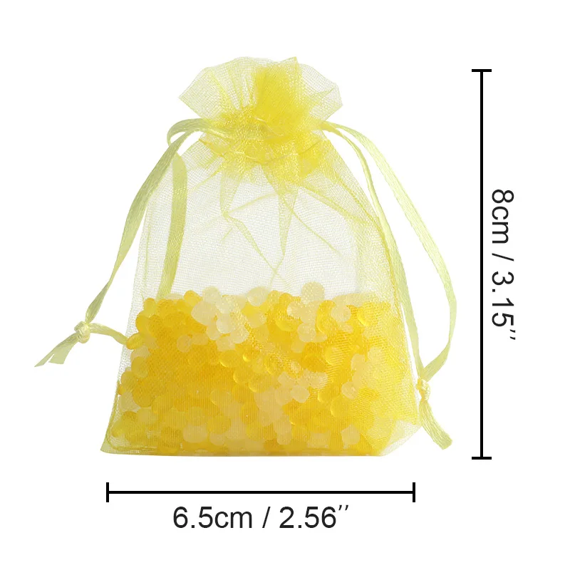 Long Lasting EVA Freshie Aroma Fragrance Beads Sachet Scented Beads Scented Sachet Bags Hanging Car Air Freshener for Car