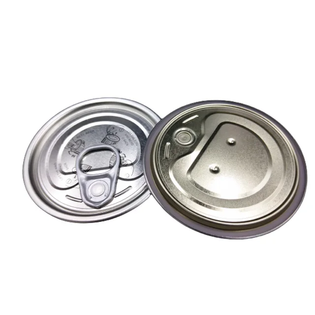 Easy Open Lid  202# 211# 307# 401# 404# 603# Metal EOE Lids Cover for Tomato Paste Tuna Fish Food Packaging