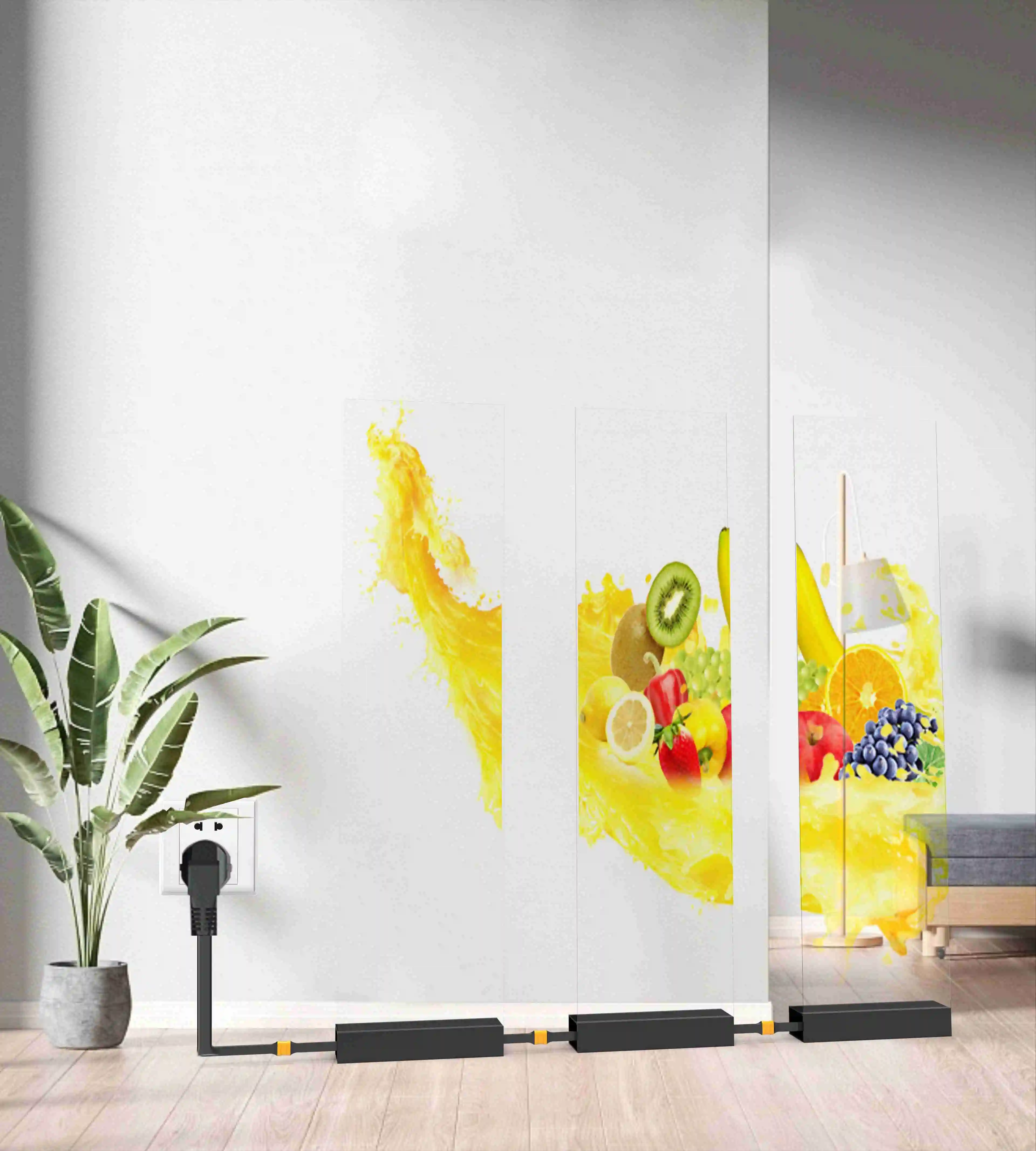 Hd-Transparent P8 Flexible Art Installations The Museum Exhibits SMD   Flexible Transparent Led Film Screen