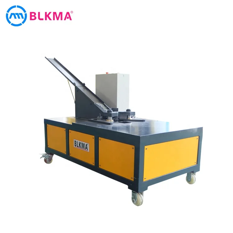 TDF duct corner code installing pressing machine/pnuematic square tube corner assembly machine from BLKMA factory