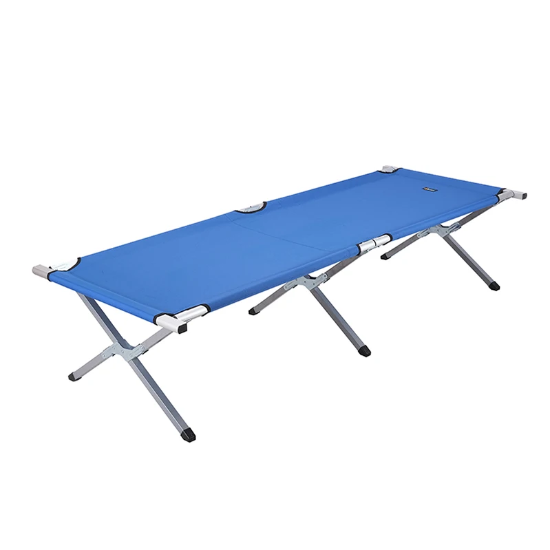 Camping Beds in Stock Stretcher Folding Camping Bed New Design Portable Foldable Metal Frame Bed for Outdoor Camping Sleeping